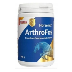 Dolfos Horsemix Arthrofos 500 g Pulver – Ergänzungsfutter für Pferde zur Unterstützung von Gelenken und Beweglichkeit.