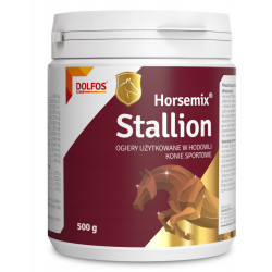 Horsemix Stallion 500 g Ergänzungsfutter für Hengste Vitamine Mineralstoffe Pulver Pferd Dolfos