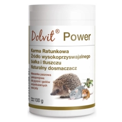 Dolvit Power – Aufbaufutter & Notfallnahrung für omnivore Reptilien, Nagetiere und Igel