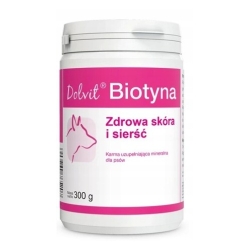 Dolvit Biotin, 300g, haut, Fell,