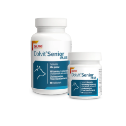 Dolfos Dolvit Senior Plus – Vitamine, Mineralstoffe & Unterstützung für ältere Hunde, 90 Tabletten