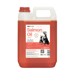Lab-v Lachsöl 100 % – Natürliches Omega-3 für Haut, Fell & Vitalität bei Hunden & Katzen, 5 Liter